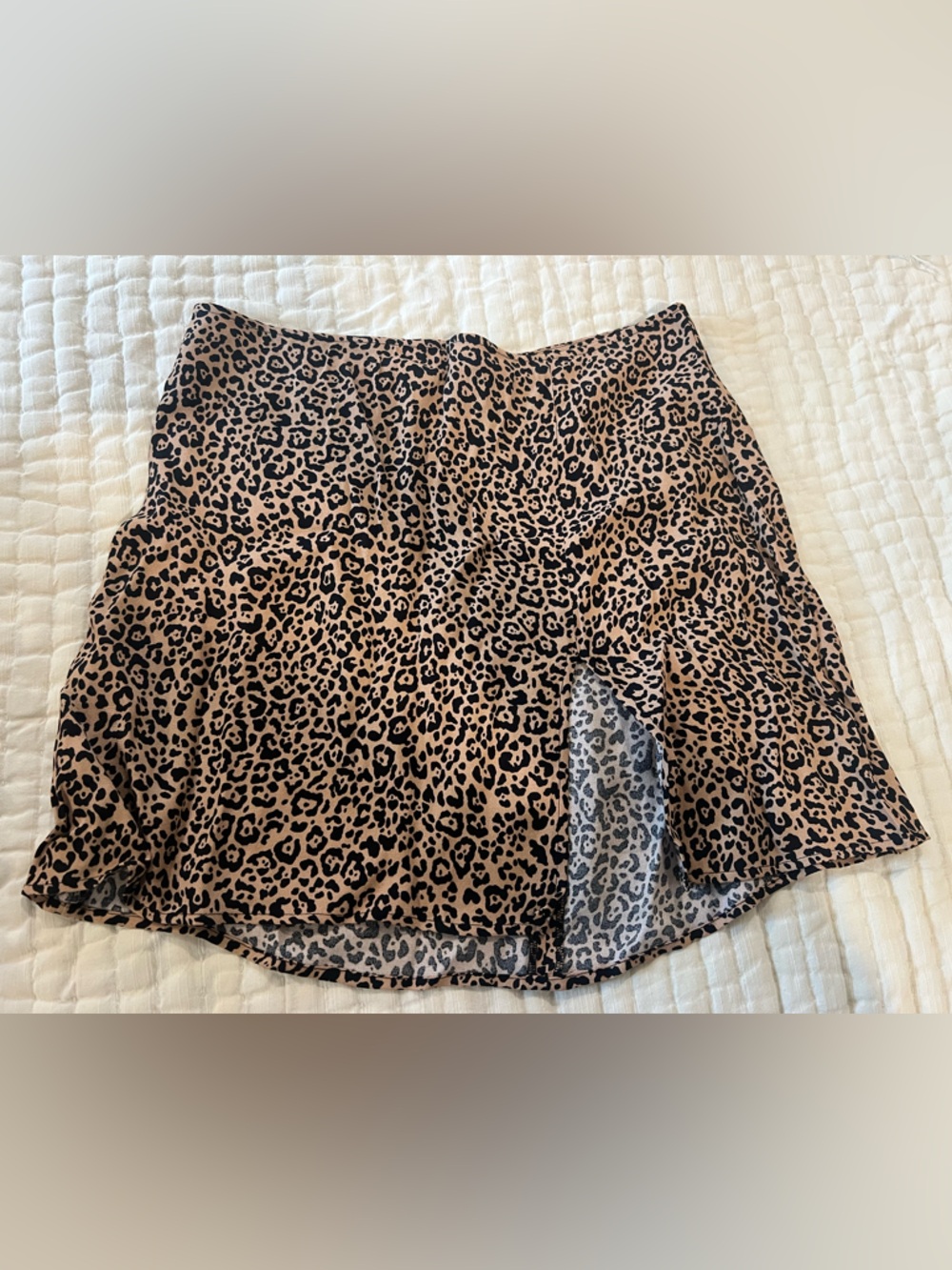 Reformation Leopard Print Skirt - Tan & Black